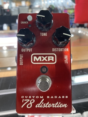 ギター MXR Custom Badass '78 distortion MXR / M78 ディストーションの特徴と使い方等をレビュー。真空管